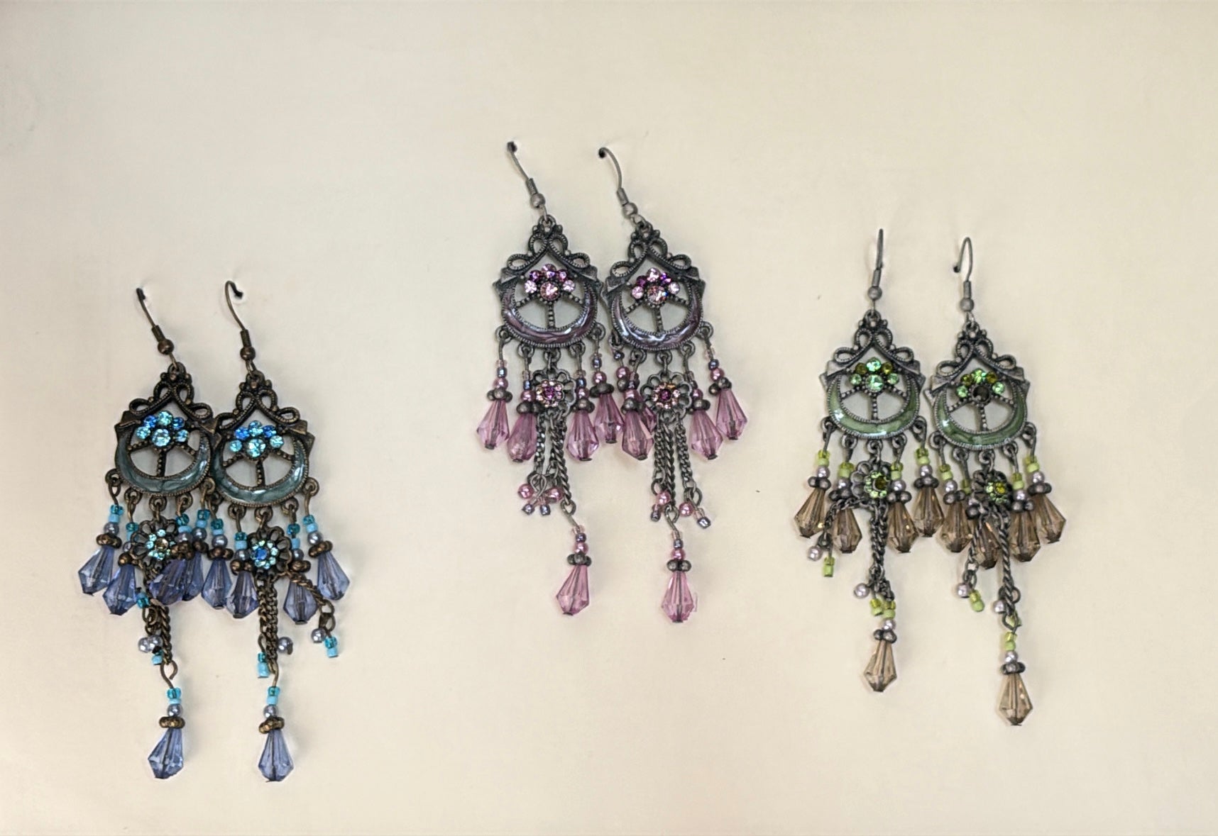 Iris earrings
