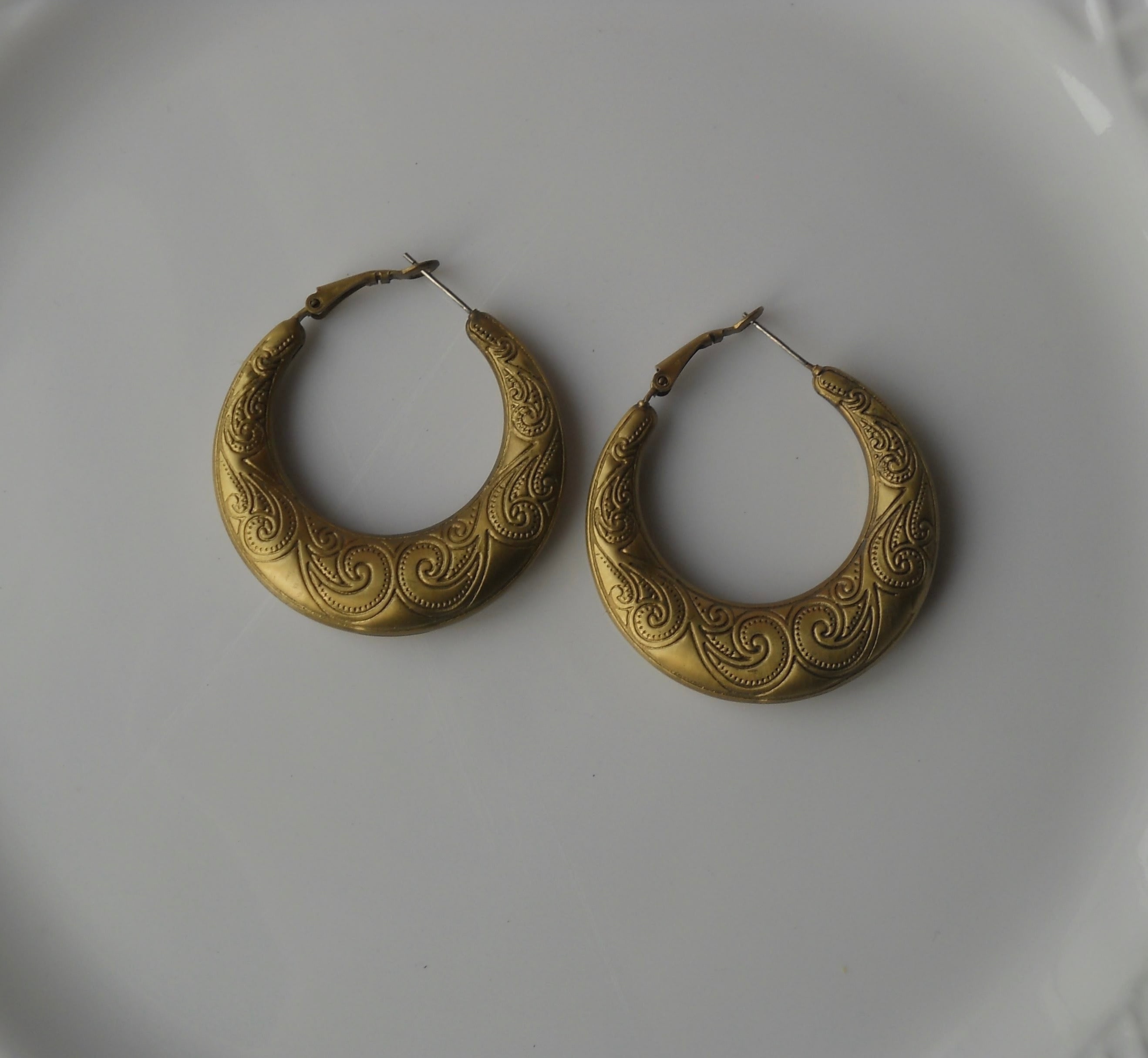 Embroidered hoops