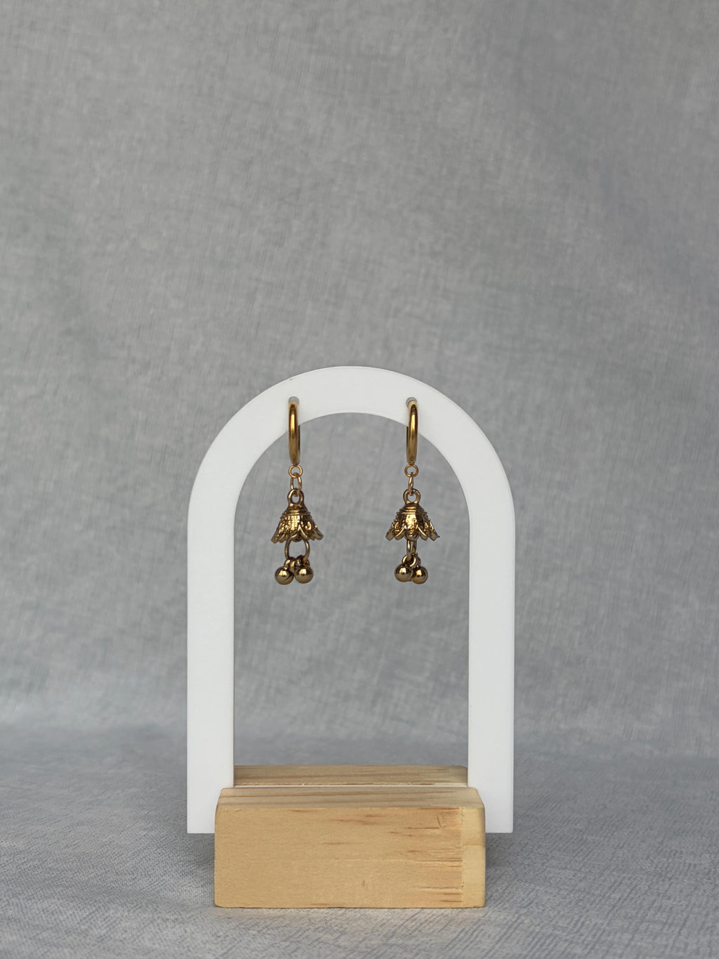 Golden mini jhumki