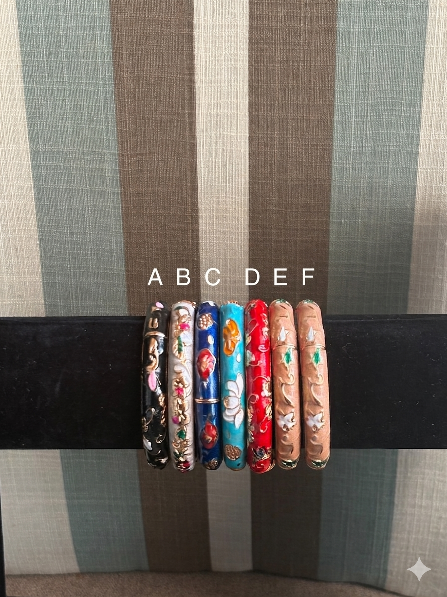 Openable painted bangle