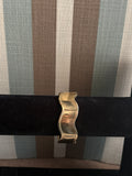 Gold openable cuff bracelet