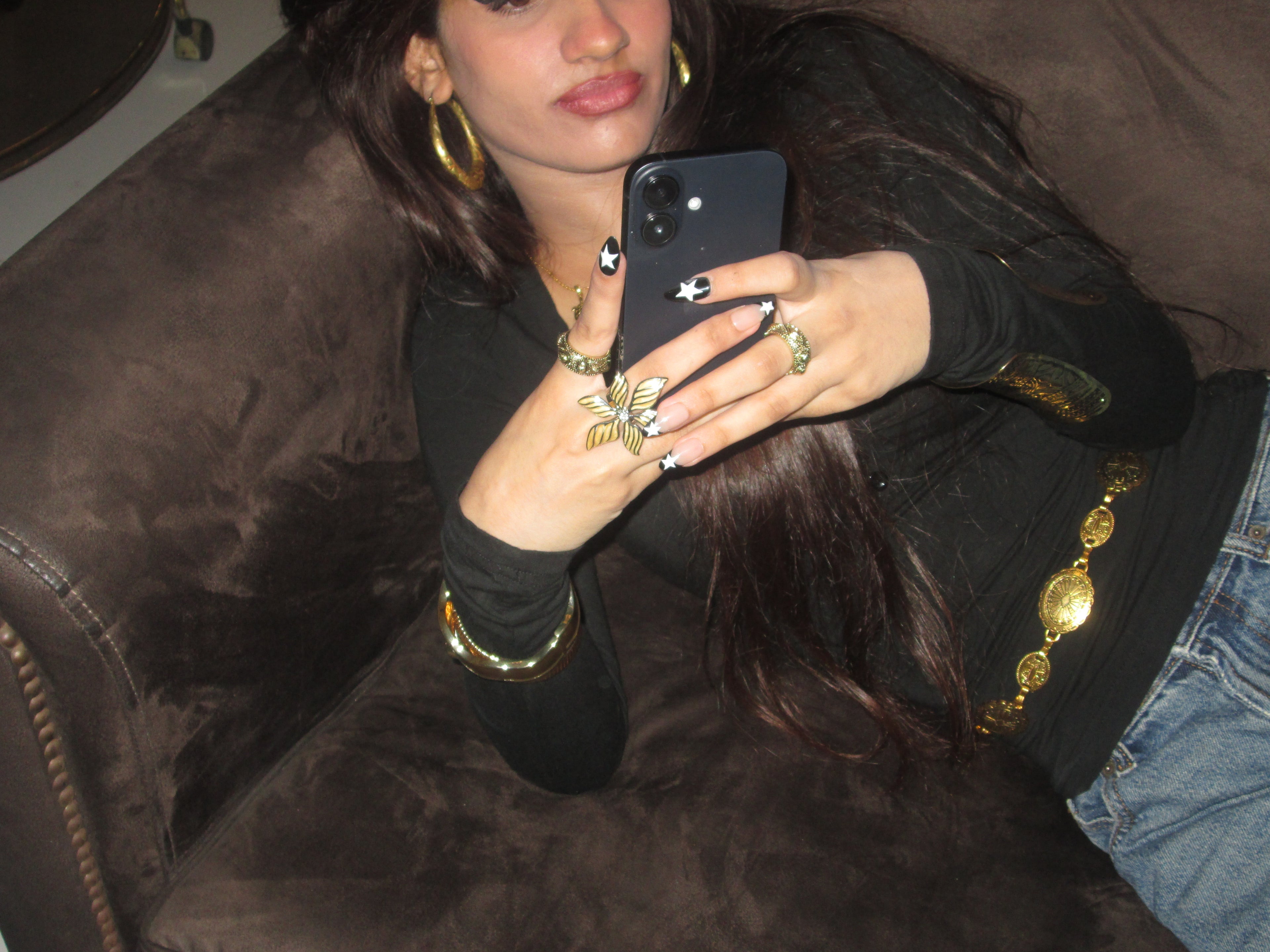 Vintage golden ring